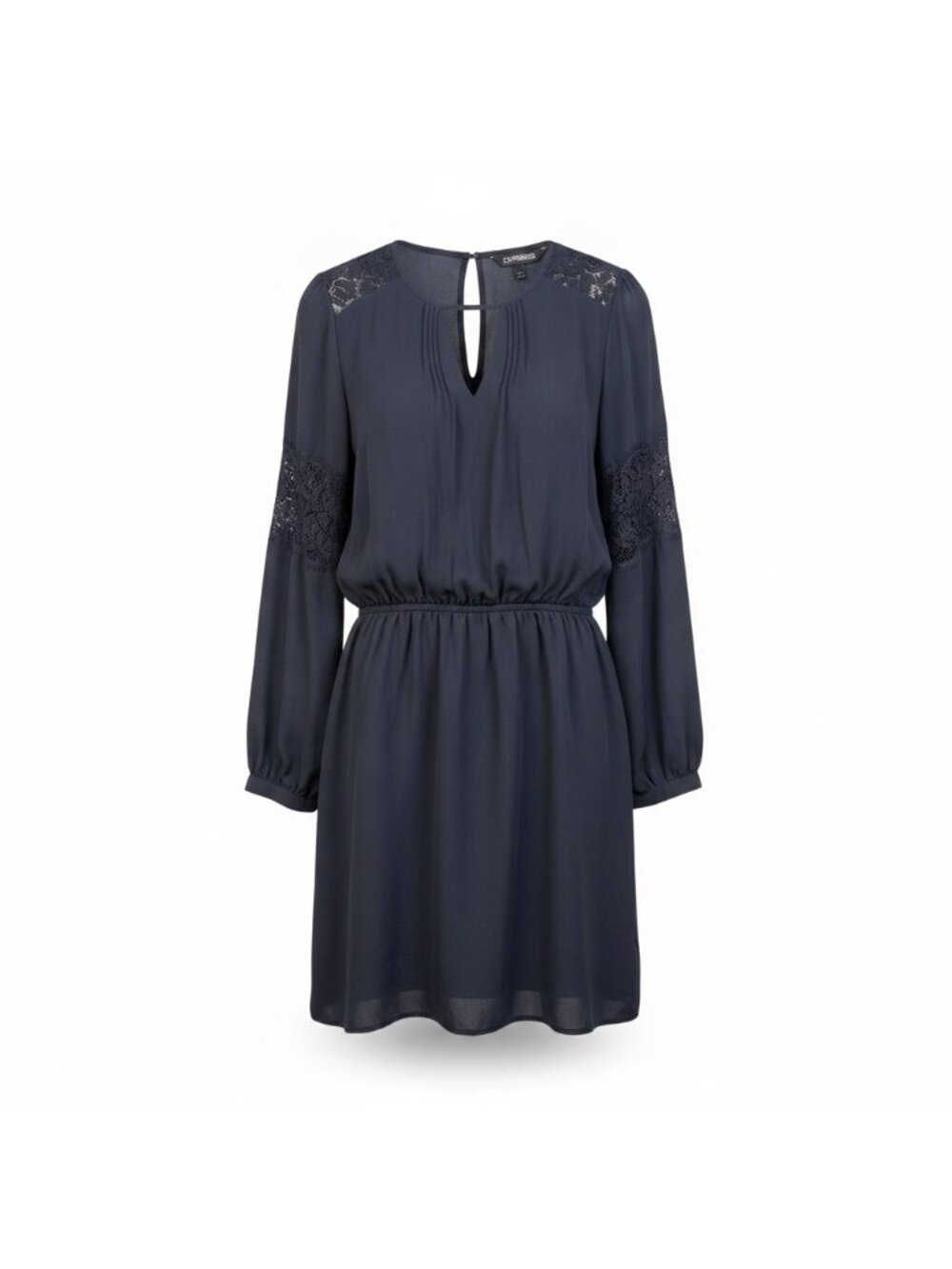 Express Womens Black Long Sleeve Dress Elegant Style Size M